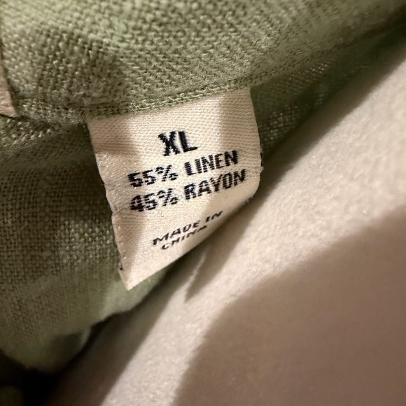 French Laundry Olive Button-Down Shirt - Picture 4 of 4